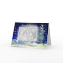 Evening Snow (photo frame) cards by xfinity7 Evening Snow (photo frame) cards