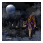Evening Stroll Gothic Fantasy Poster Print Evening Stroll Gothic Fantasy Poster Print