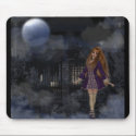 Evening Stroll Gothic Fantasy Redhead Girl