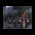 Evening Stroll Gothic Fantasy Redhead Girl