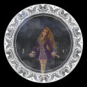 Evening Stroll Gothic Fantasy Redhead Girl