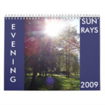 EVENING SUN RAYS 2009 calender Wall Calendars