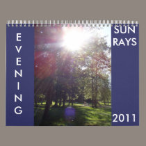 EVENING SUN RAYS 2011 calender calendars