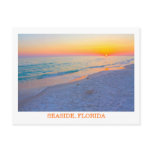 Evening Sunset on the Beach in Florida postcard