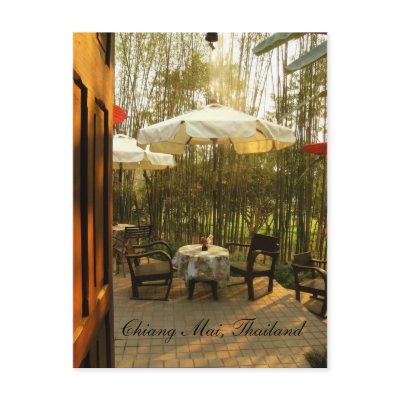 Evening Tea By The Bamboo Grove Post Cards by Heartworks