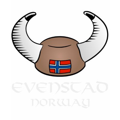 Evenstad Norway Viking Hat T Shirt