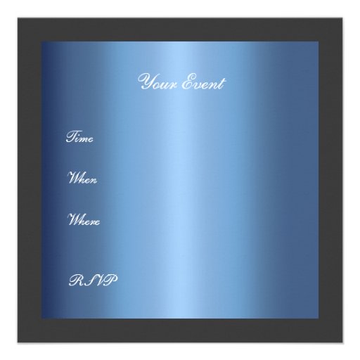 Event Corporate Birthday Any Occasion Invitation