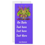 Event Mardi Gras The Queen Style 2 Plse View Notes Rack Card Design