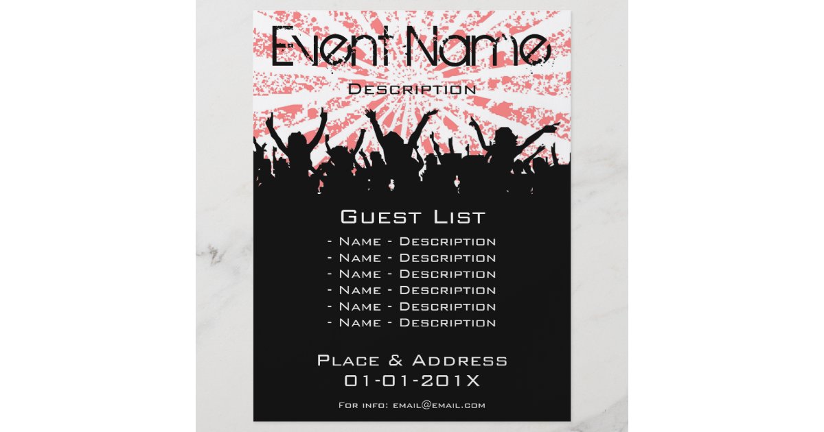 event promotion flyer