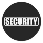 Event Security stickers