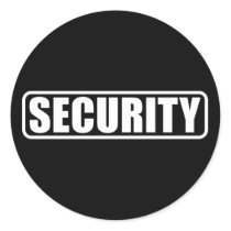 Event Security Sticker