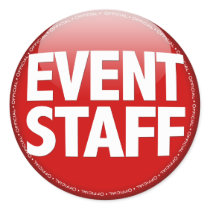 Event Staff Round Sticker