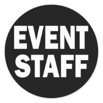EVENT STAFF STICKERS