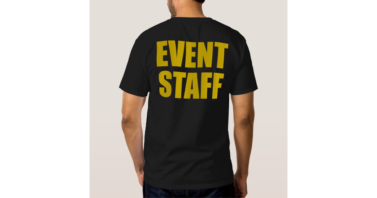 event staff tee shirts