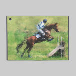 Eventer jumping a fence powis icase