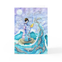 Eventide Greeting Card, Blank by artbyamandarobbins Eventide Greeting Card, Blank