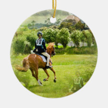 Eventing Horse Ornament