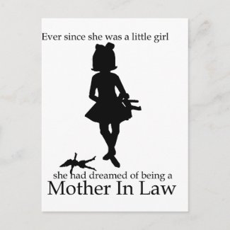 Ever since she was a little girl post card