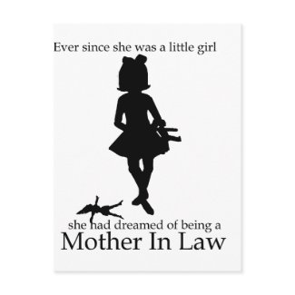 Ever since she was a little girl post card