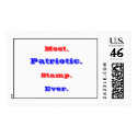 Ever., Stamp., Patriotic., Most.