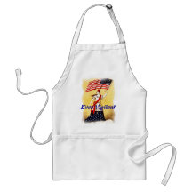 "Ever Vigilant" Vintage Patriotic Apron