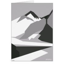 Everest Black - Art Gallery Selection Greeting Card