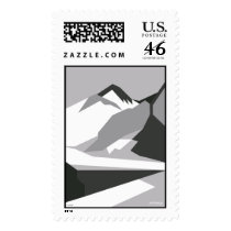 Everest Black - Art Gallery Selection postage by lonvig Everest Black - Art Gallery Selection postage