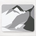 Everest Black mousepads
