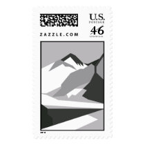 Everest - black postage by lonvig Everest - black postage