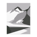 Everest - black post cards