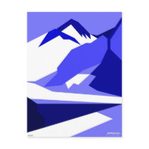 Everest Blue - Art Gallery Selection postcards by lonvig Everest Blue - Art Gallery Selection postcards