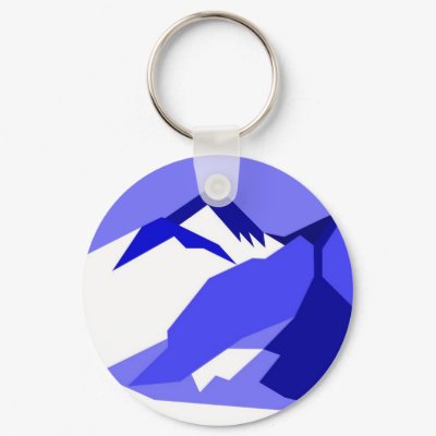 Everest - blue key chains by lonvig