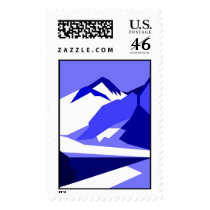 Everest - blue postage
