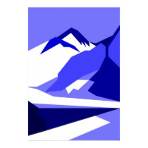 Everest - blue posters
