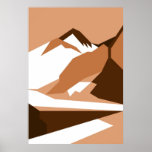Everest - brown poster