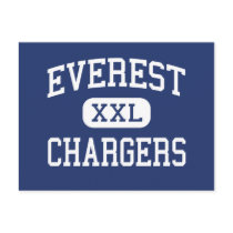 Everest Chargers Middle Everest Kansas postcards