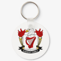 Everest Family Crest keychains by coatsofarms Everest Family Crest keychains