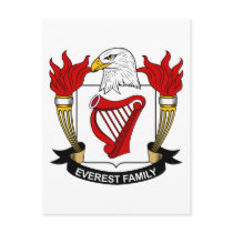 Everest Family Crest postcards