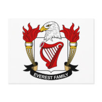 Everest Family Crest postcards