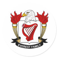 Everest Family Crest stickers