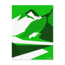Everest Green - Art Gallery Selection postcards by lonvig Everest Green - Art Gallery Selection postcards