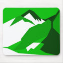 Everest - green mousepads
