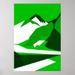 Everest - green print