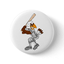 Everet Eagle Pinback Button