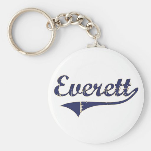 Everett Washington Classic Design Keychain