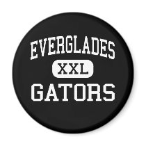 Everglades - Gators - High - Miramar Florida magnets by customteamsportswear Everglades - Gators - High - Miramar Florida magnets