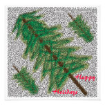 Evergreen Design Holiday Card invitations