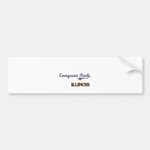 Evergreen Park Illinois City Classic Bumper Sticker