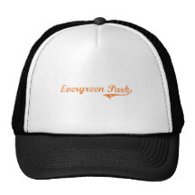 Evergreen Park Illinois Classic Design Hats