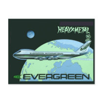 Evergreen postcards